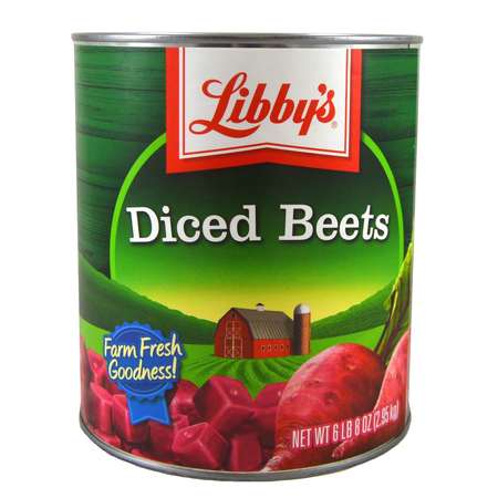 LIBBY Beets Libby Fancy Diced 104 oz., PK6 F003710096218
